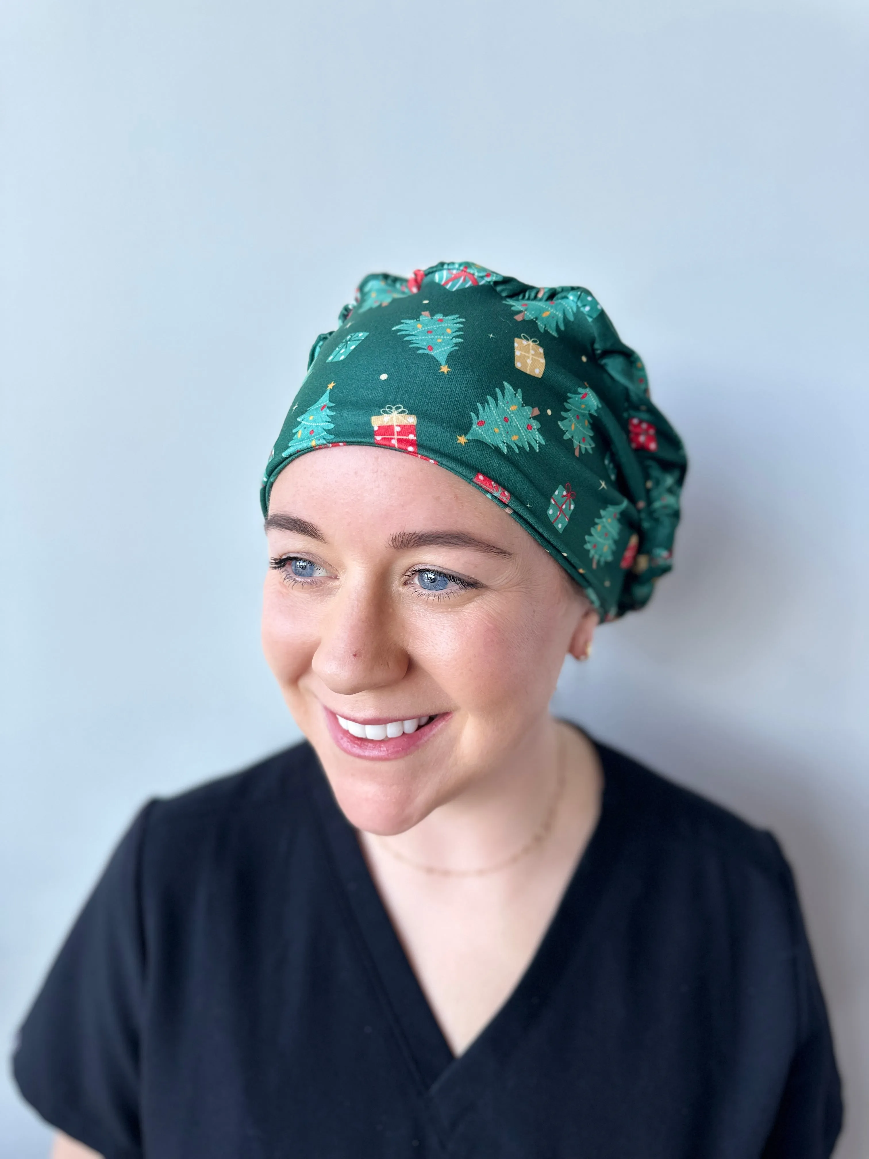 Scrub Hat - Christmas Trees
