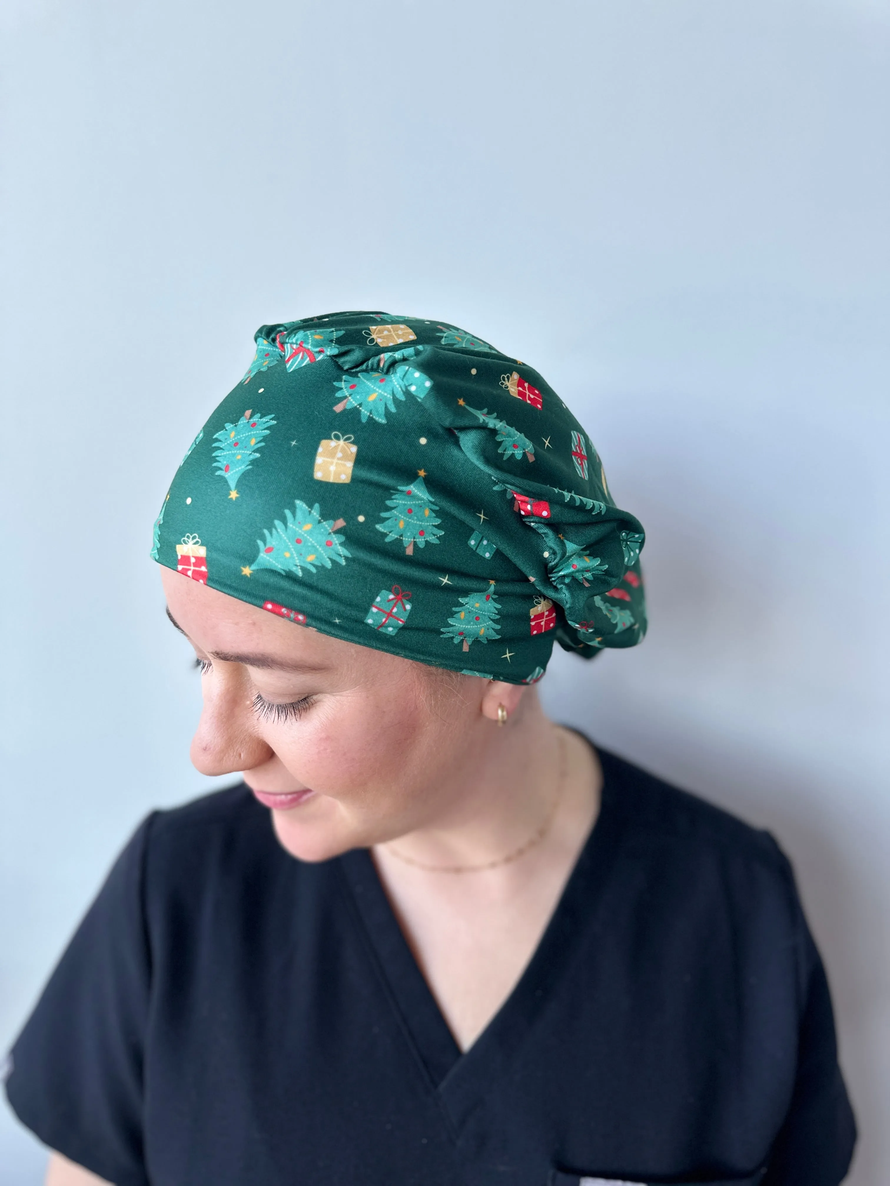Scrub Hat - Christmas Trees