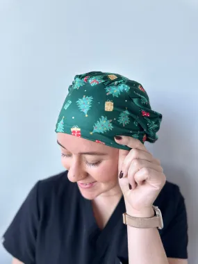 Scrub Hat - Christmas Trees