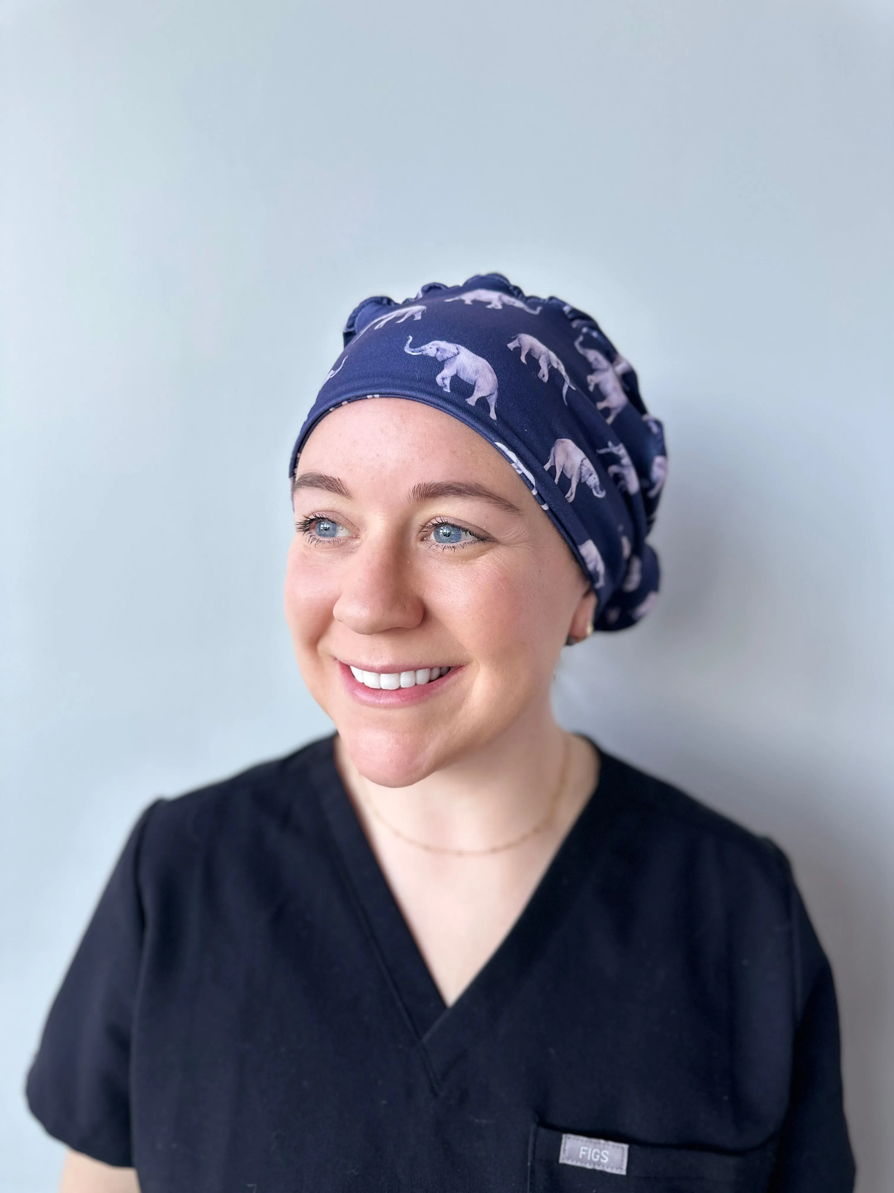 Scrub Hat - Elephants
