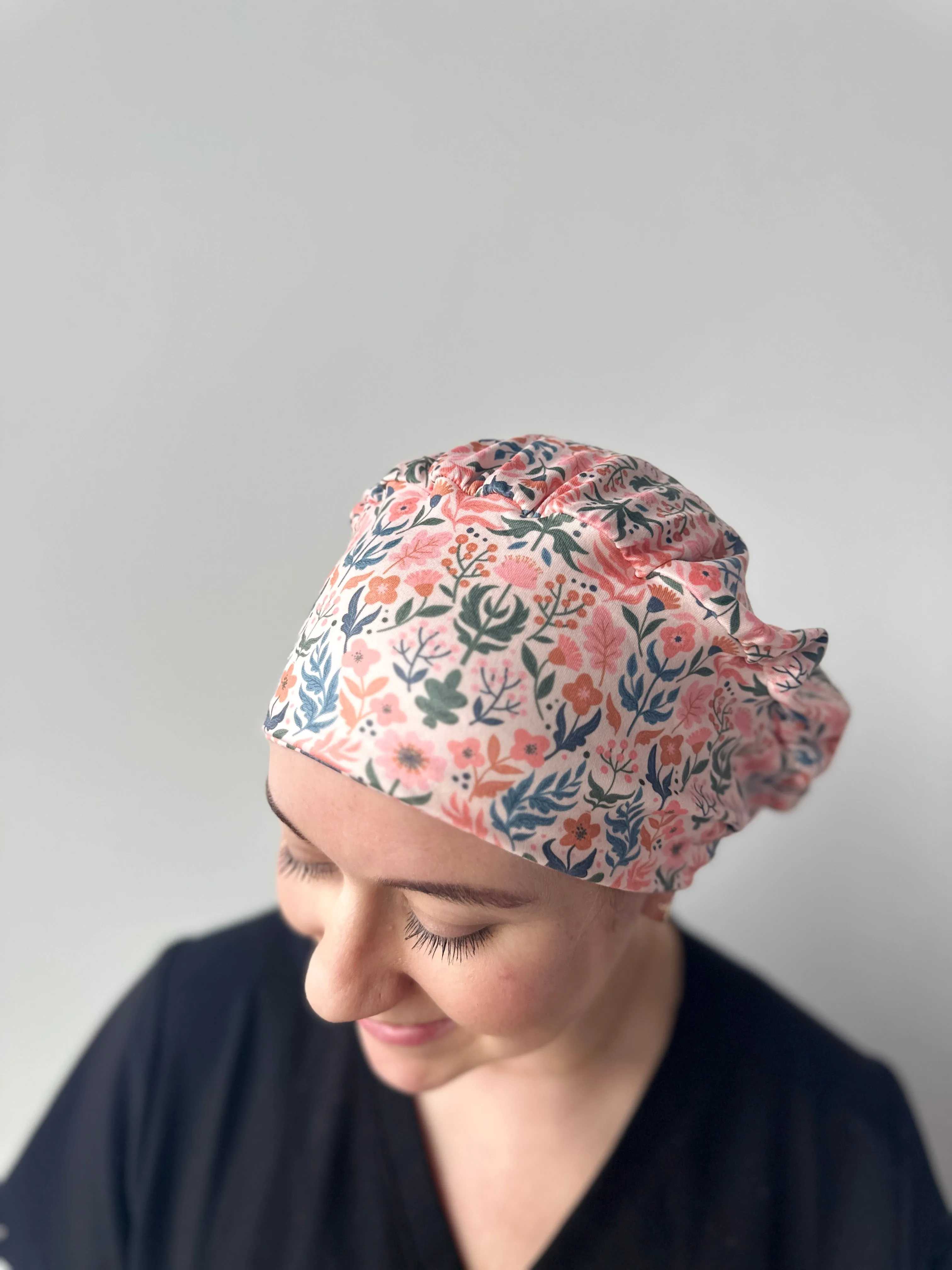 Scrub Hat - Folk Floral