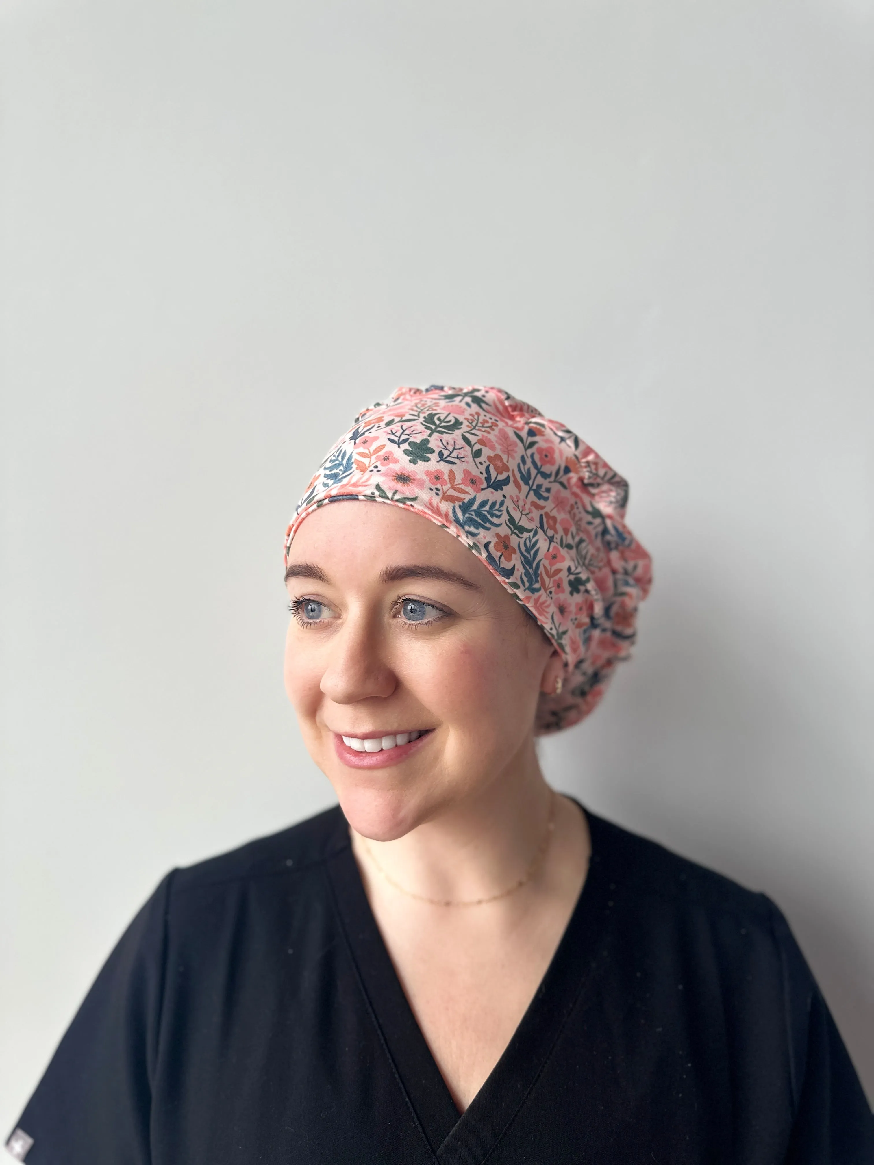 Scrub Hat - Folk Floral