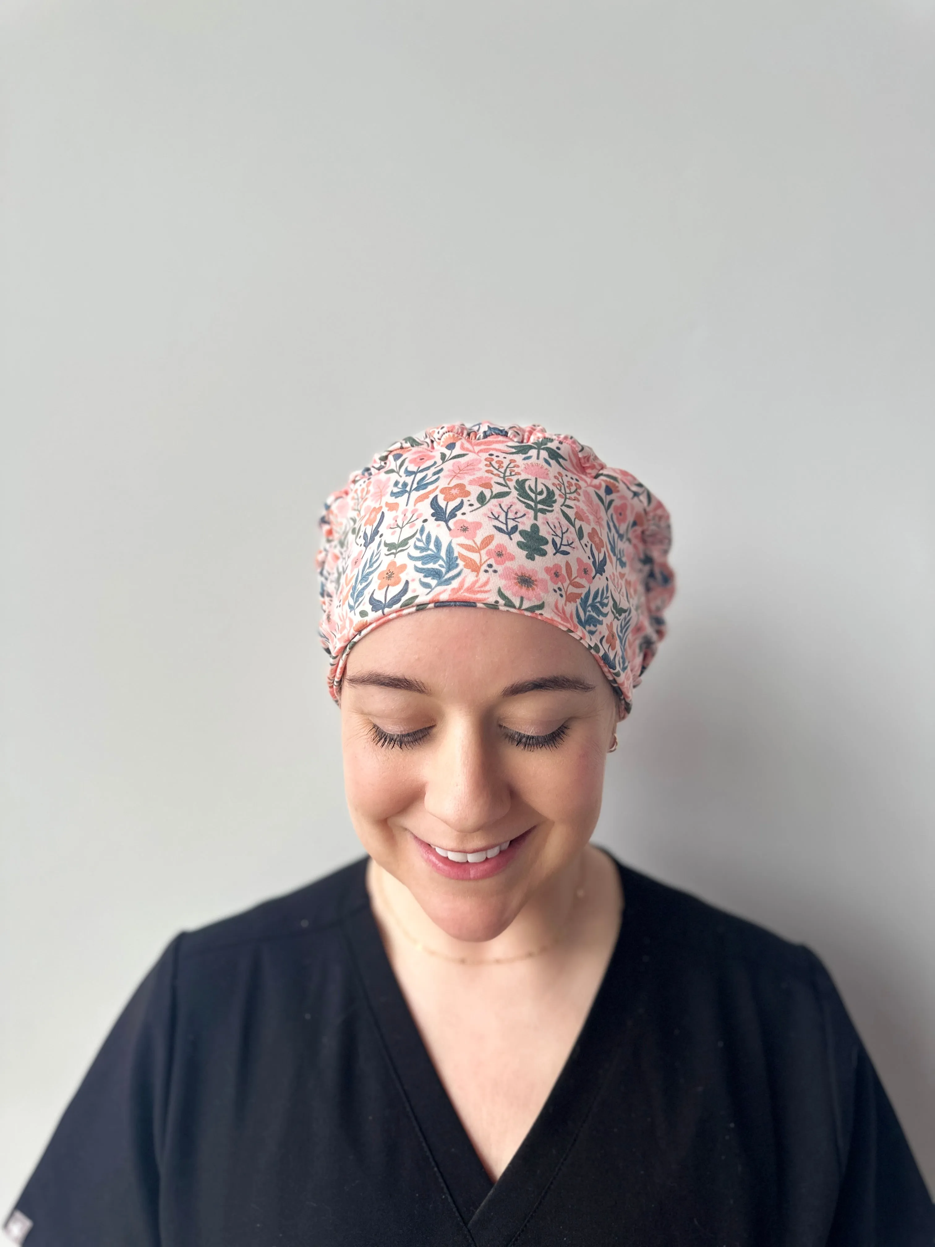 Scrub Hat - Folk Floral