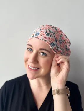 Scrub Hat - Folk Floral