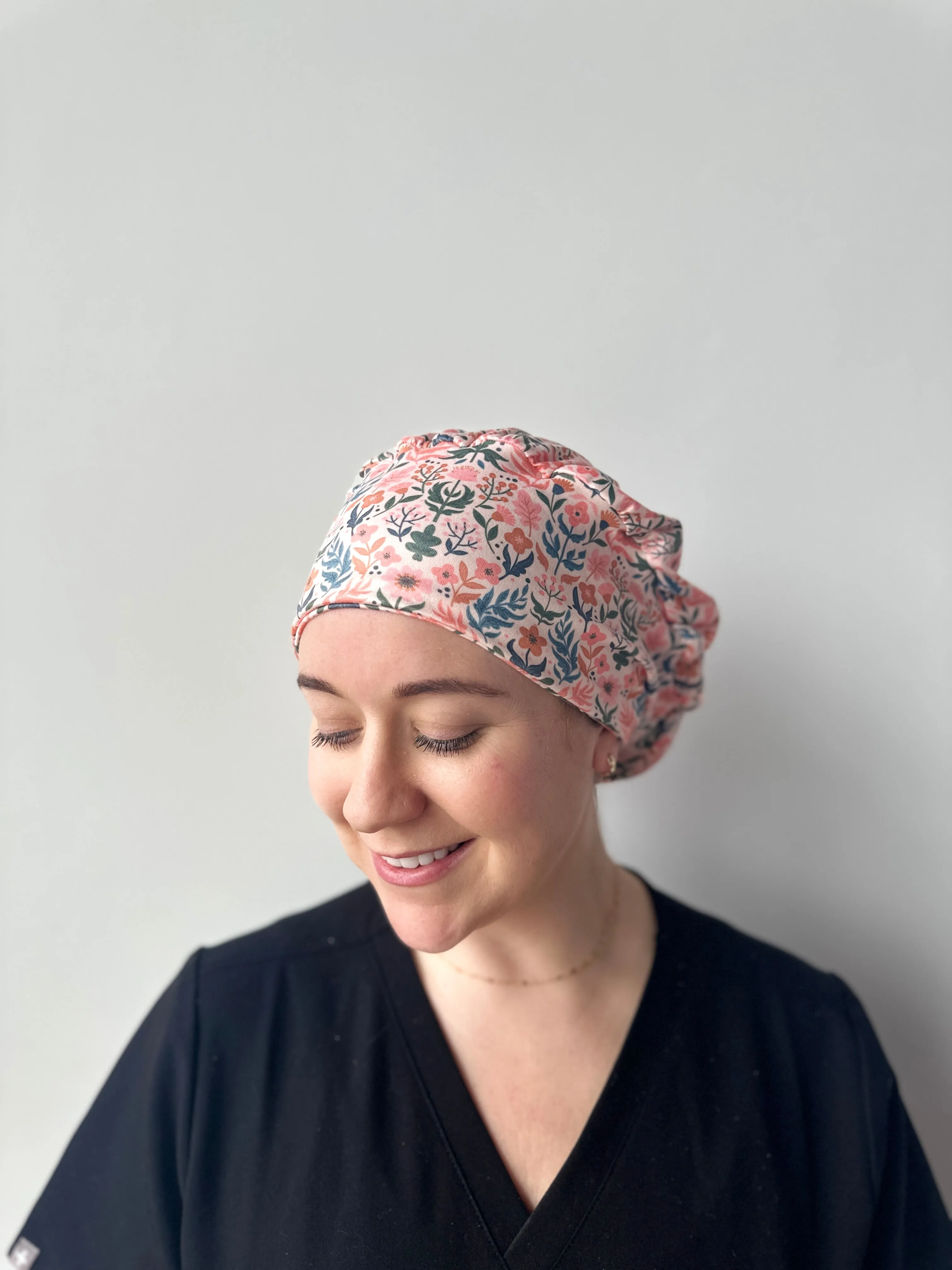 Scrub Hat - Folk Floral