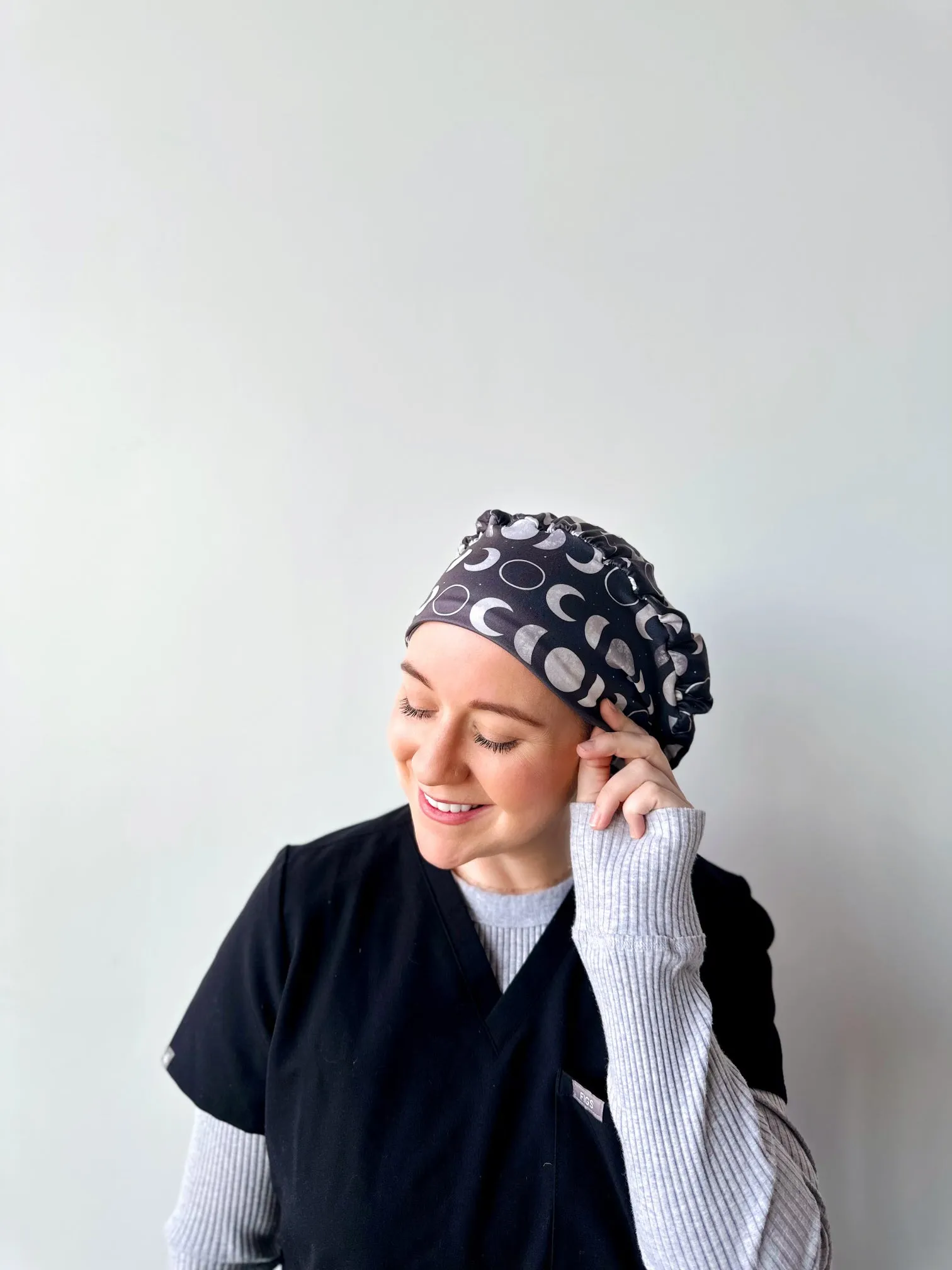Scrub Hat - Moon Phases