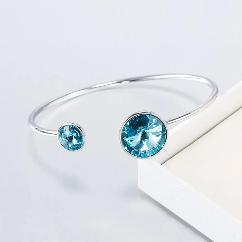 Serene Bangle Embellished With SWAROVSKI Crystals