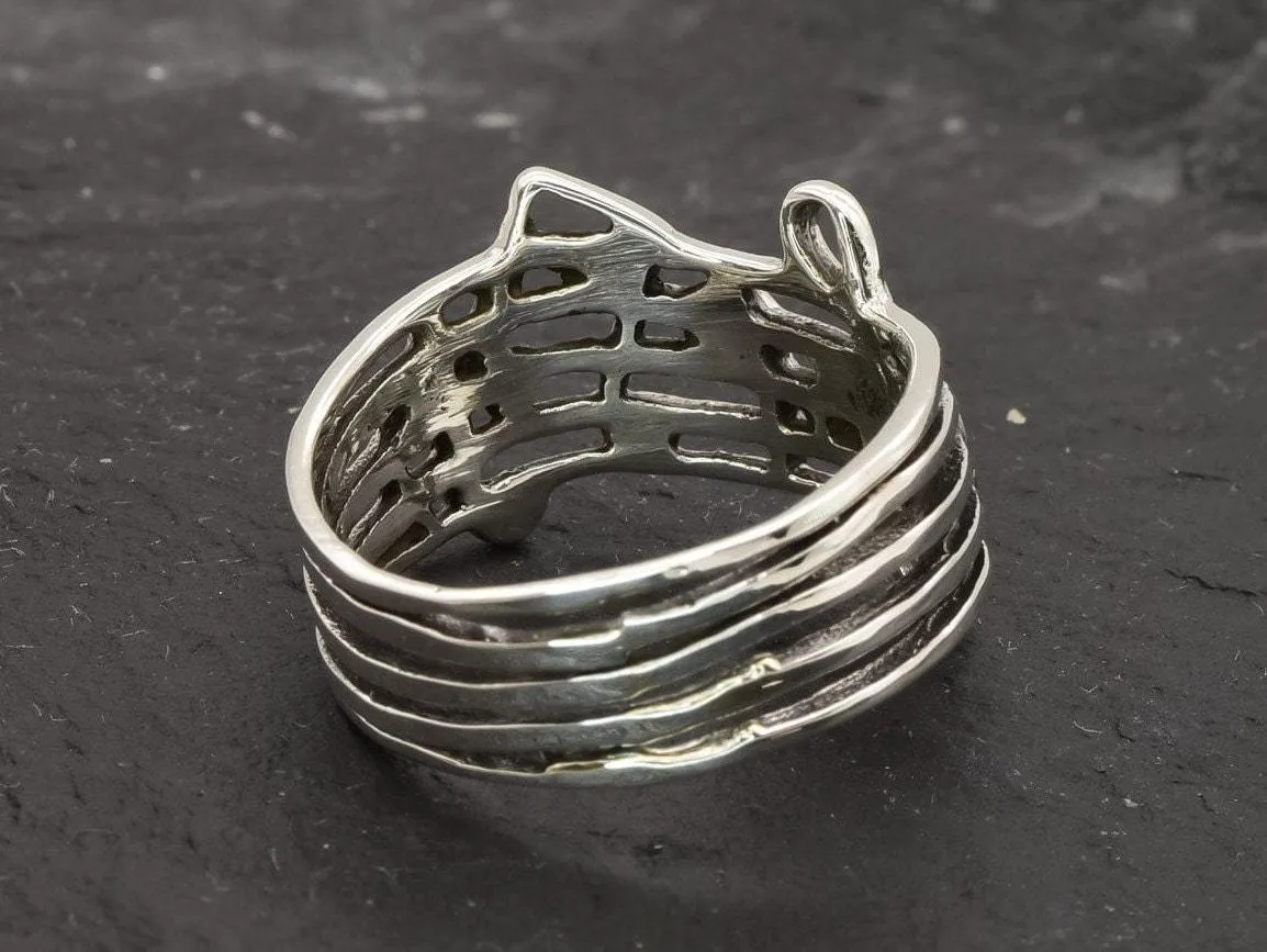 Silver Musical Note Ring -  Music Lover Ring - Music Note Ring