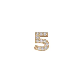 SKINNY SILVER 5 CHARM (YELLOW)