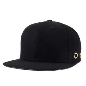 Solid Bone Snapback Caps Gorra Black Snapback Hats For Men Brand High Quality Unisex Black Hip Hop Baseball Cap