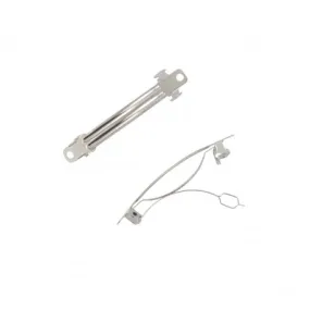 Support barrette à cheveux à décorer/argenté/ ou 8 cm