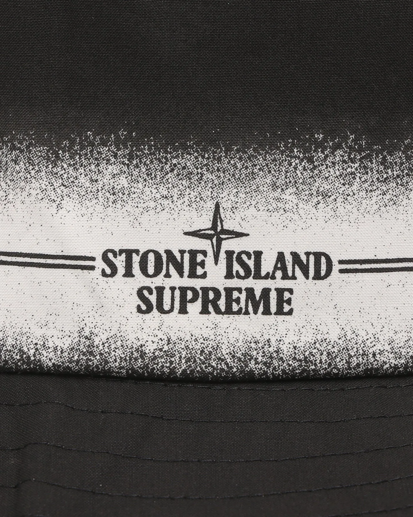 Supreme X Stone Island Crusher Bucket Hat Black