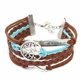 Sweet 7Cm Women'S Multicolor Fabric Wrap Bracelet