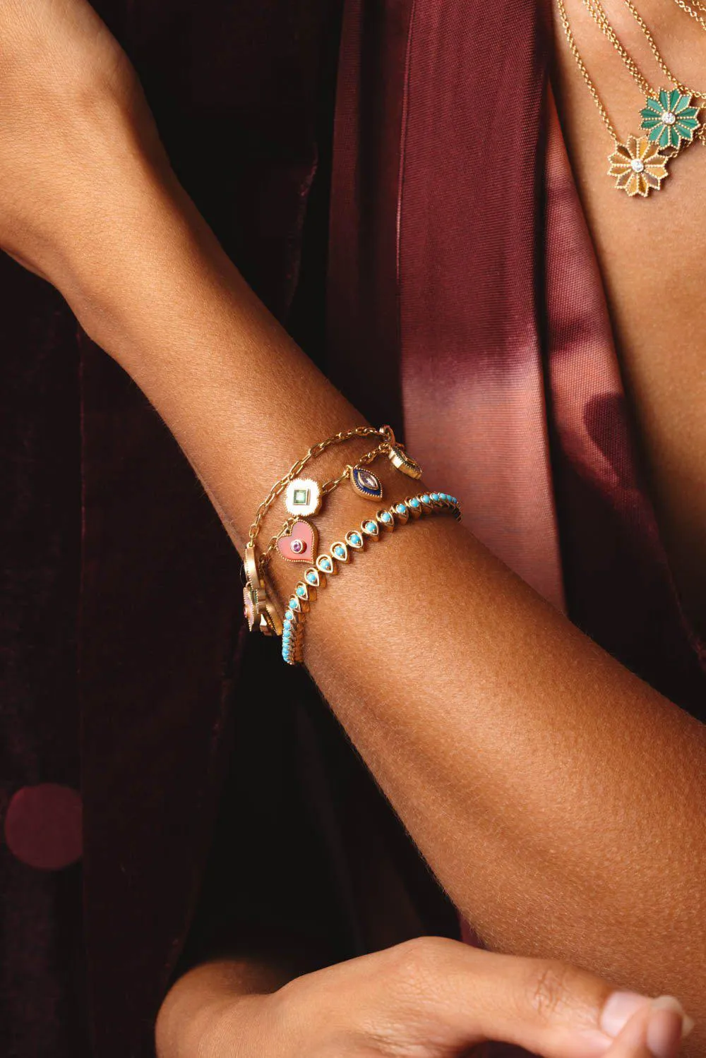 SYMBOLS CHARM BRACELET