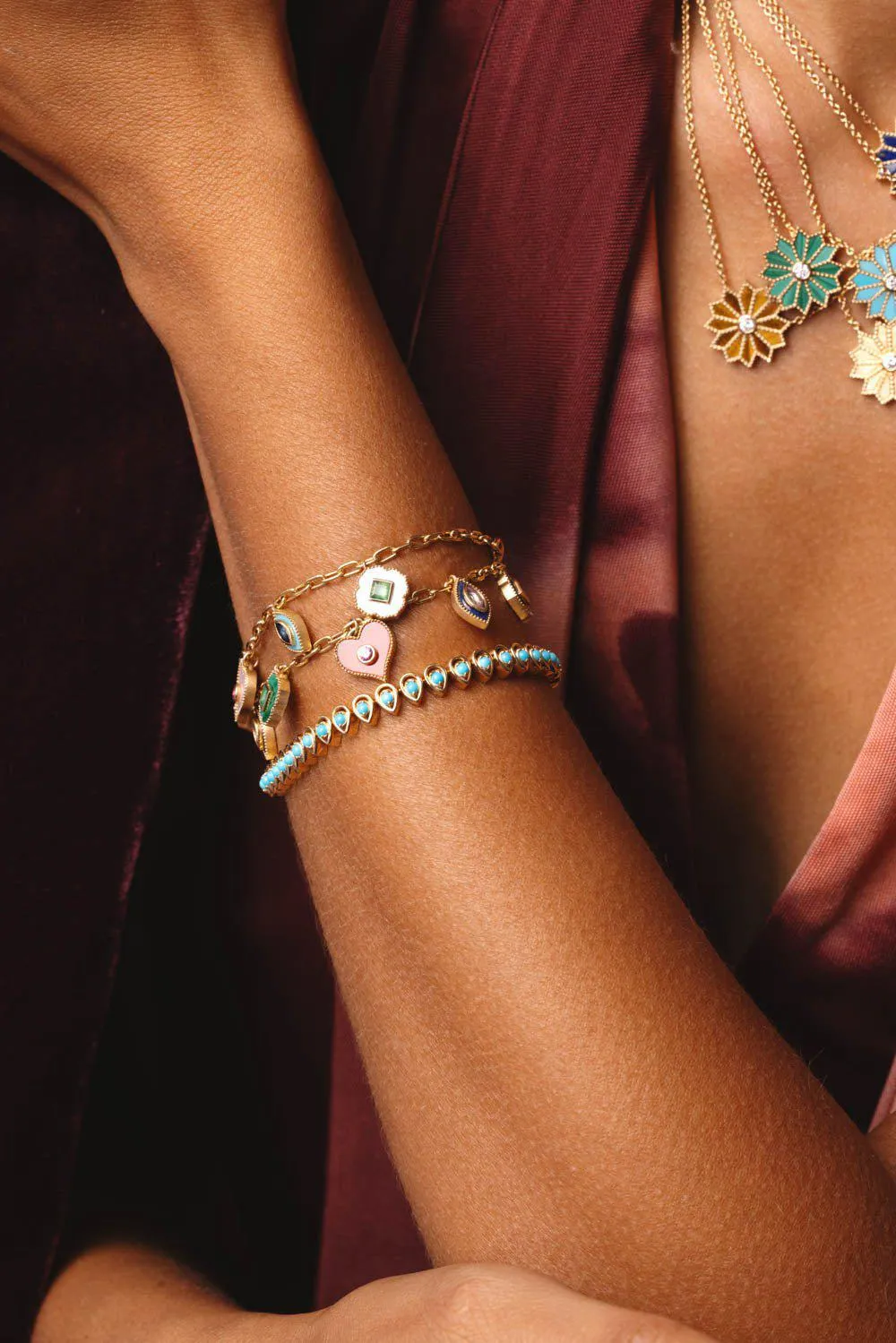 SYMBOLS CHARM BRACELET