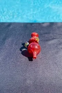 The Glass Cure - 1.50" Dragon Claw Ball Carb Cap (Fits 20MM Bangers) (10g)