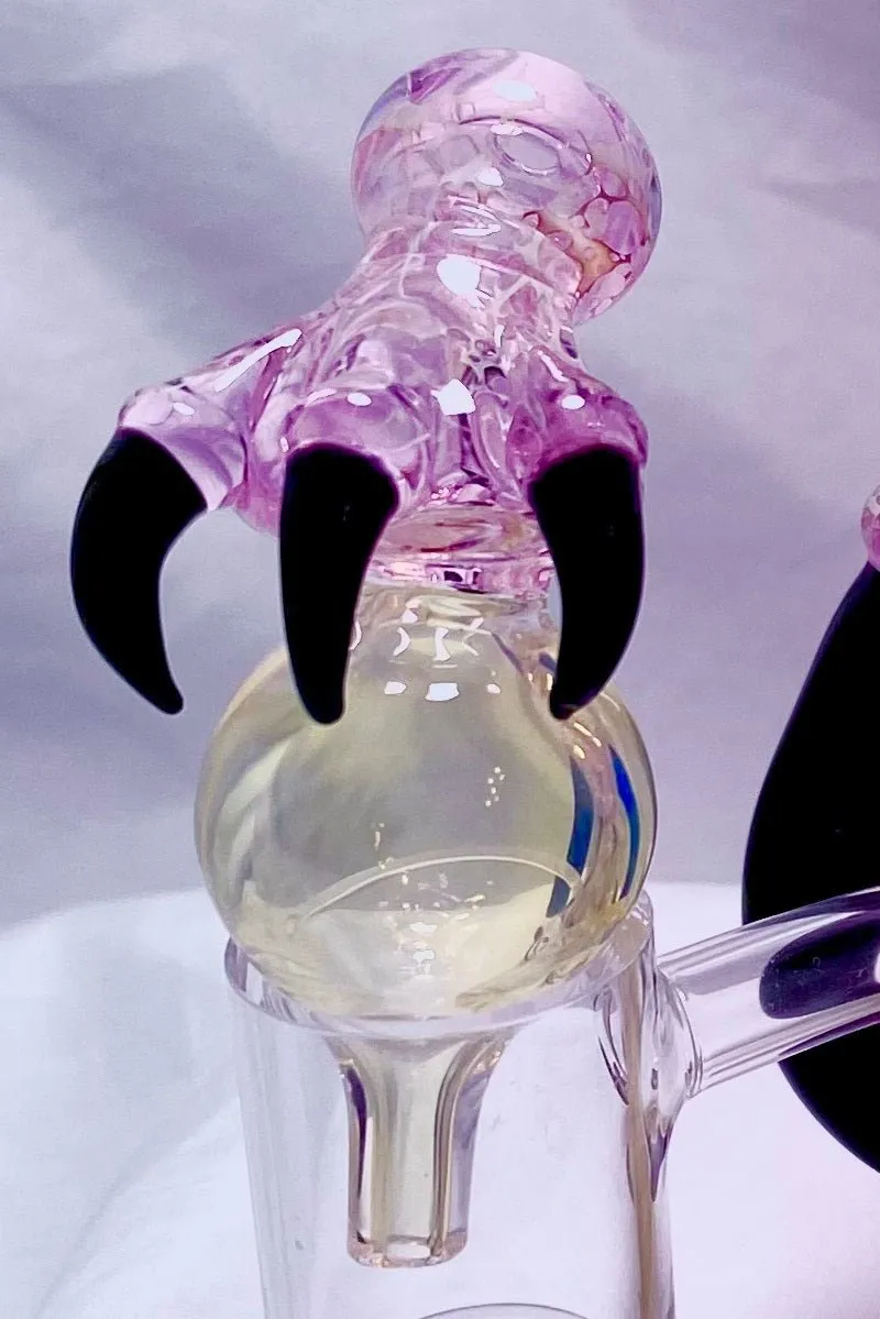 The Glass Cure - 1.50" Dragon Claw Ball Carb Cap (Fits 20MM Bangers) (10g)