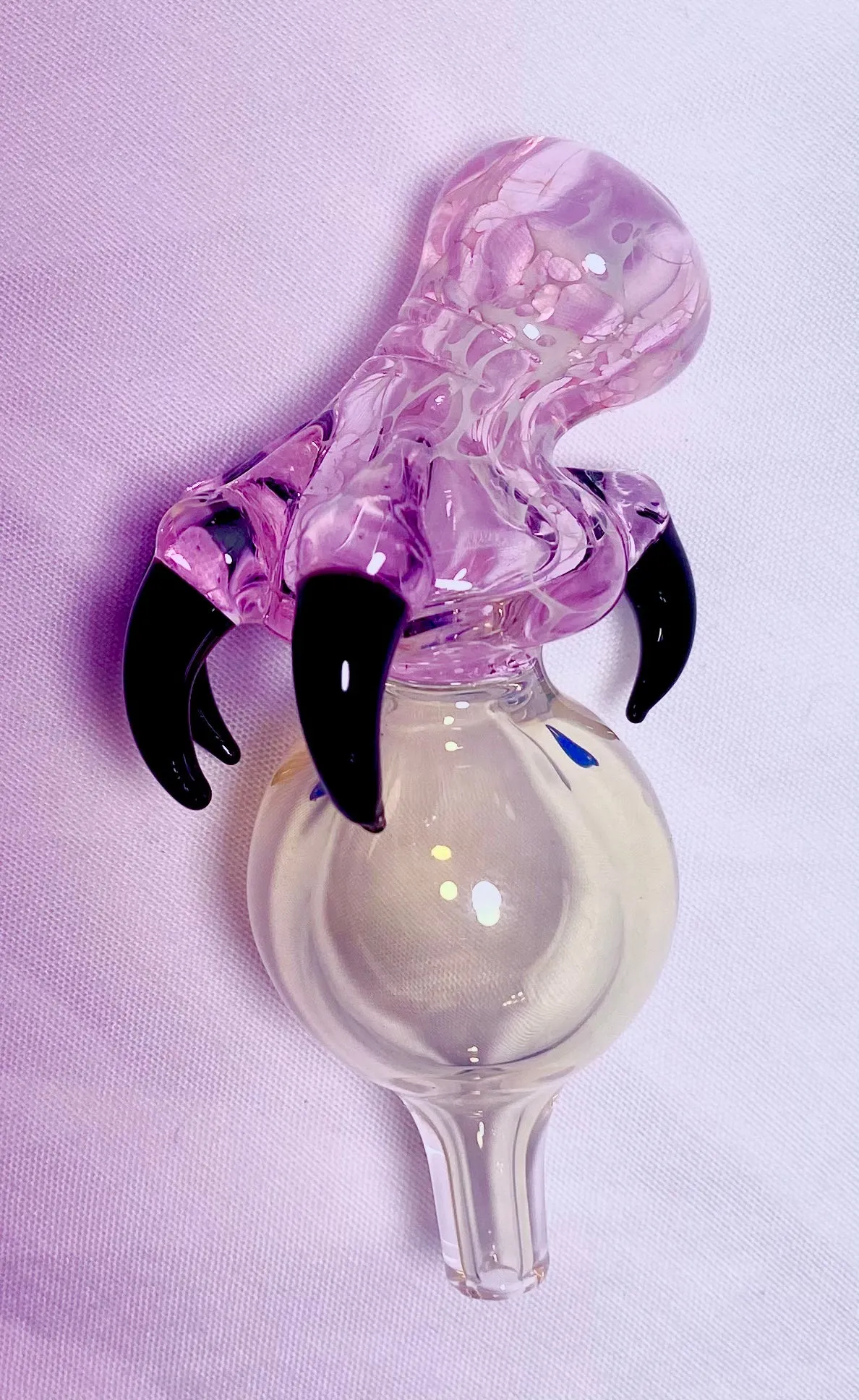 The Glass Cure - 1.50" Dragon Claw Ball Carb Cap (Fits 20MM Bangers) (10g)