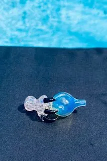 The Glass Cure - 1.50" Dragon Claw Ball Carb Cap (Fits 20MM Bangers) (10g)