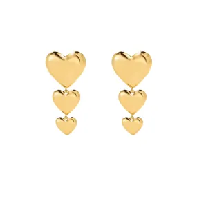 Tori Heart Drop Earring