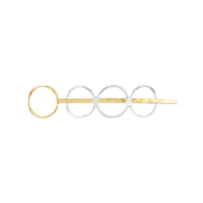 Two-Tone Circles Hair Pin