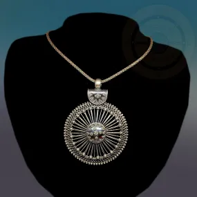Unique Plain Sterling Silver Pendant