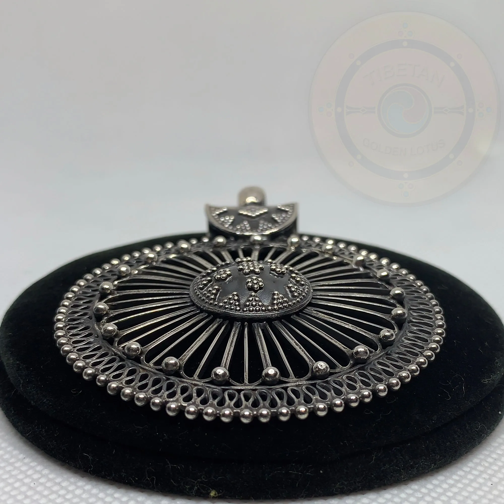 Unique Plain Sterling Silver Pendant