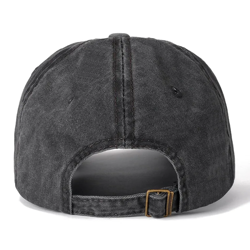 Unisex High Quality Cap Surf Wave Embroidered Washed Cotton Baseball Cap Men Women Casual Adjustable Retro Snapback Hats