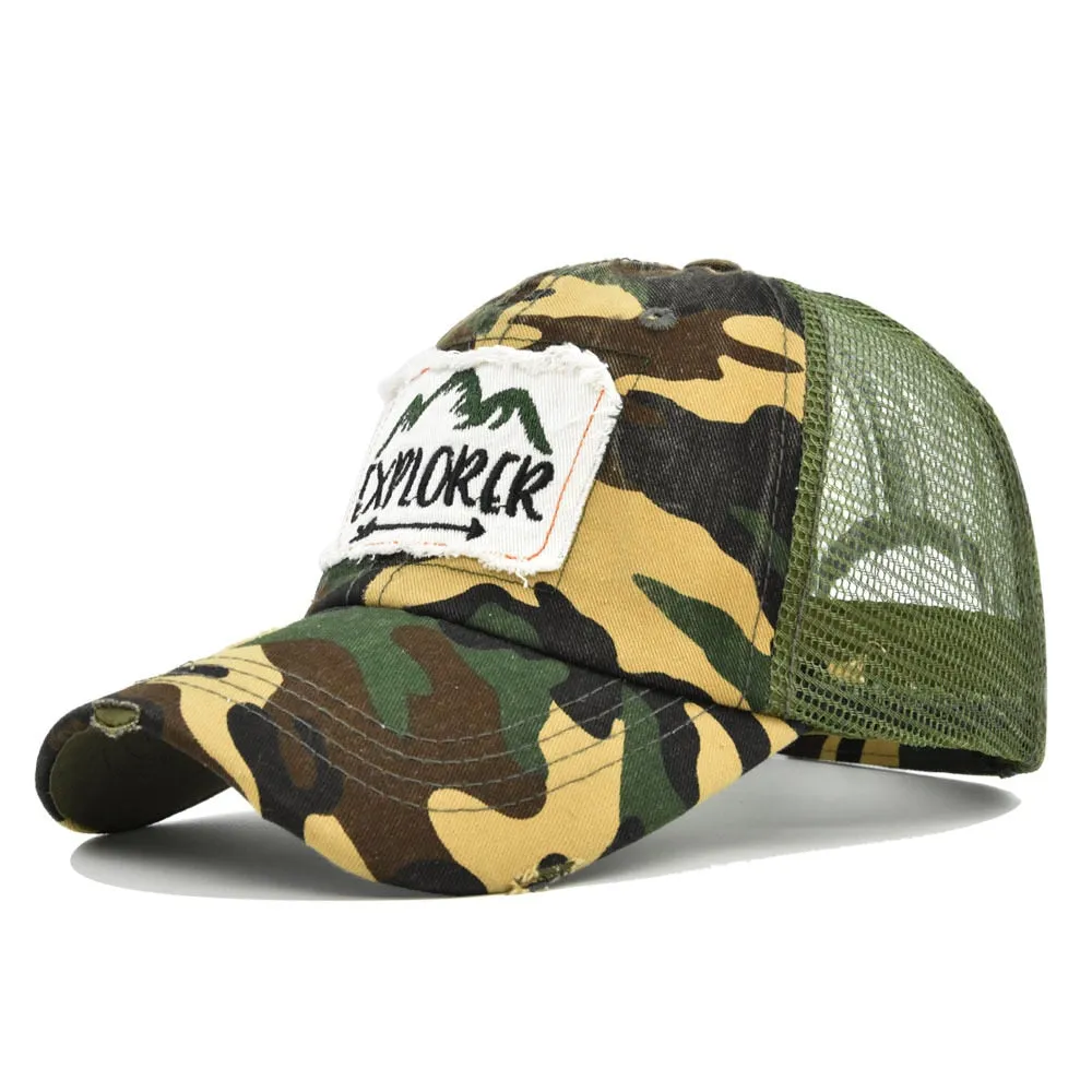 Washed Embroidered Baseball Cap Spring Solid Sunhat Men Women Unisex-Teens Cotton Snapback Caps Fashion Hip Hop Summer Hat