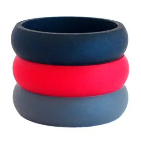 Women's 5mm Crimson Silicone Combo Pack, Size 8 (91604)