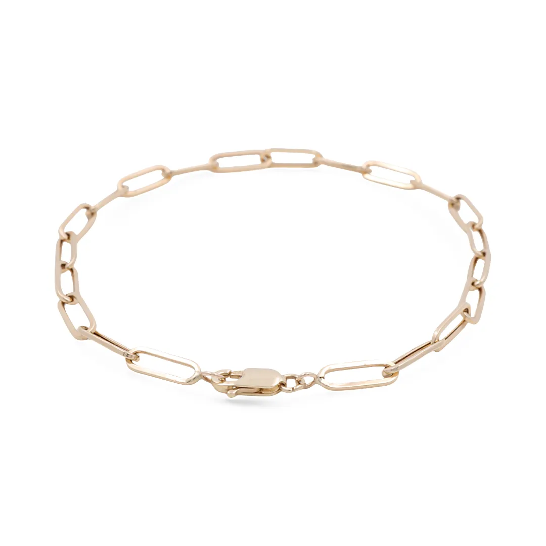 Yellow Gold 14k Women's Fashion Ankle Bracelet