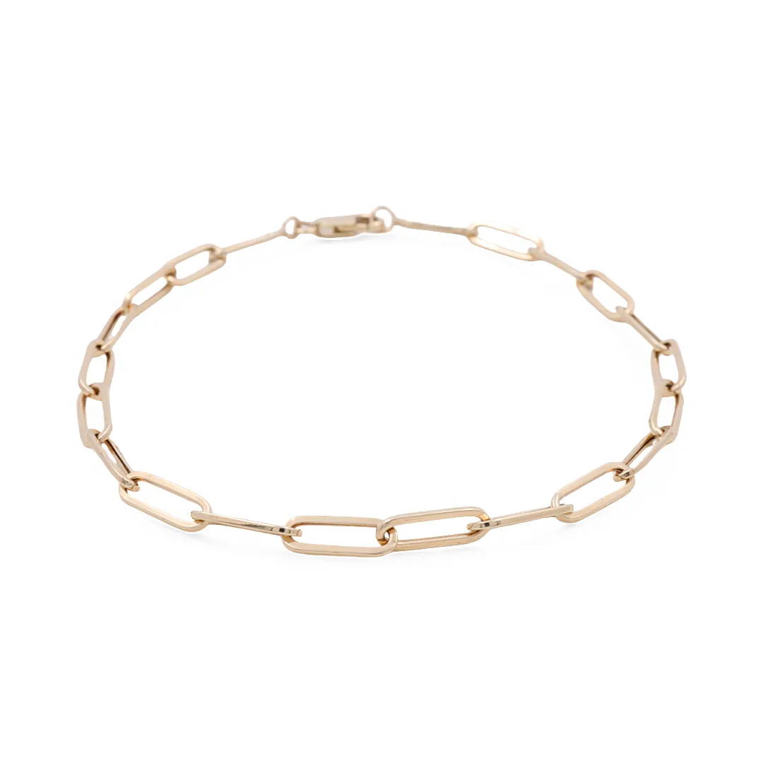 Yellow Gold 14k Women's Fashion Ankle Bracelet
